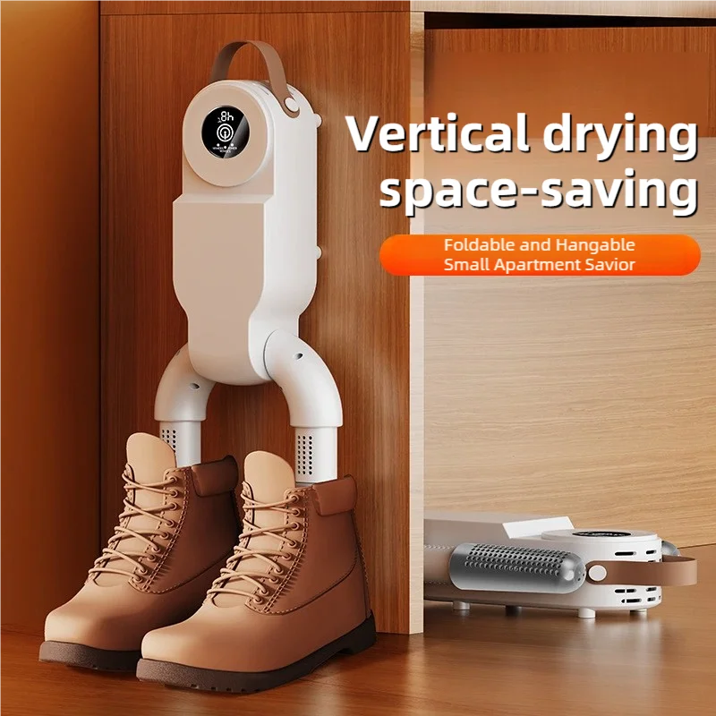 Secador de Zapatos TINSOL 130W – Plegable con Pantalla Táctil para Zapatos y Calcetines