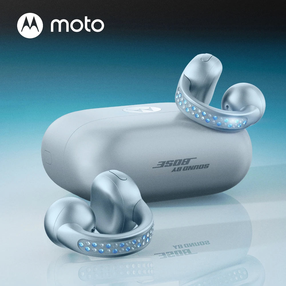 Lenovo Moto Buds Clip – Audífonos Inalámbricos Bluetooth con Cancelación de Ruido y Sonido Premium