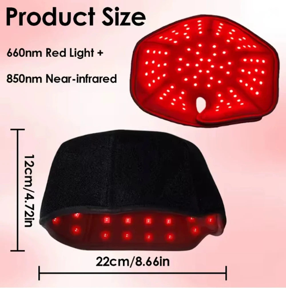 Gorro LED con Luz Roja 660nm e Infrarroja 850nm – Cuidado Capilar
