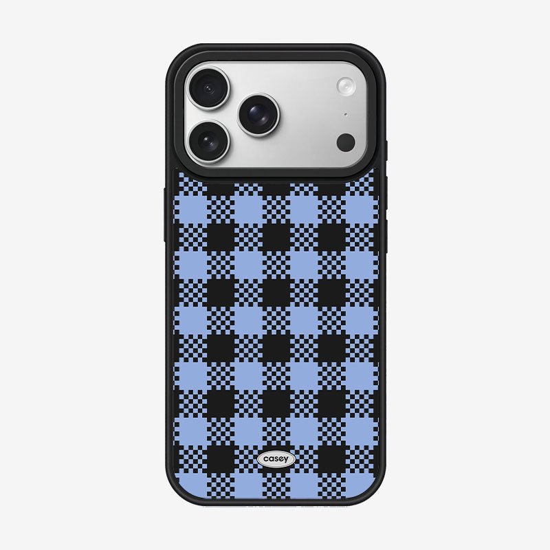 Funda Casey Serie Checkerboard Magnética Matte para iPhone – Antihuella y Protectora
