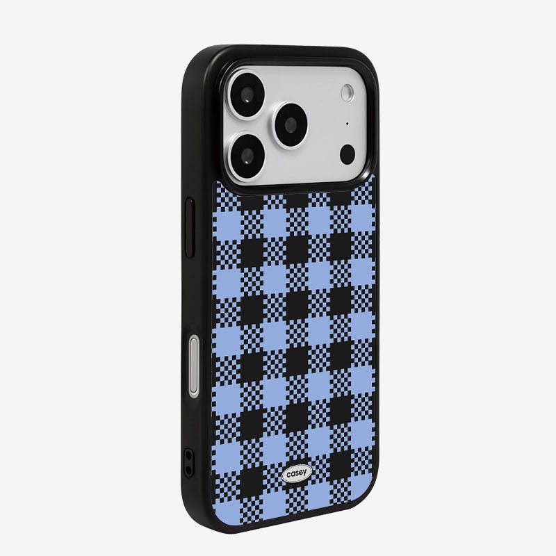 Funda Casey Serie Checkerboard Magnética Matte para iPhone – Antihuella y Protectora