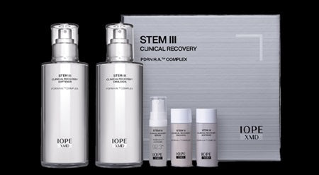 Set de Recuperación Clínica IOPE XMD STEM III – Softener 130ml + Emulsión 130ml